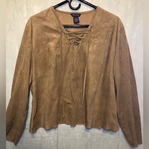 Kate Landry Suede Tunic - XL